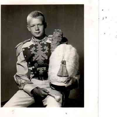 Drum Major Tommy Dedman (September 1956)