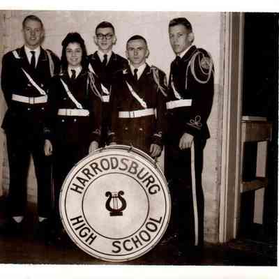 1962 Concert Soloists (L to R): Jack McGee, Linda Lathrop, Albert Allison, George Rogers, and Tommy Boggs