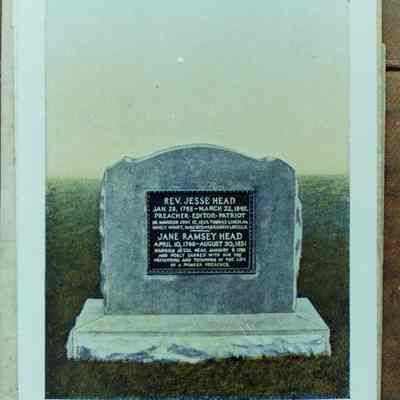 Memorial to Rev. Jesse Head