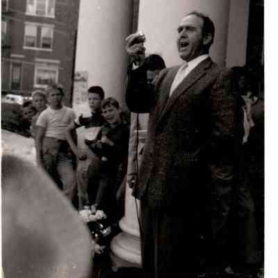 W. Earl Dean Wins Cow-calling Contest