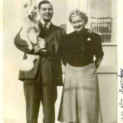 Dan Wilson and His Mother Leucretia Browning