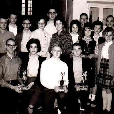 1962-1963 Harrodsburg High School Speech Students