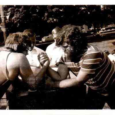 Arm Wrestling Contest during Bicentennial