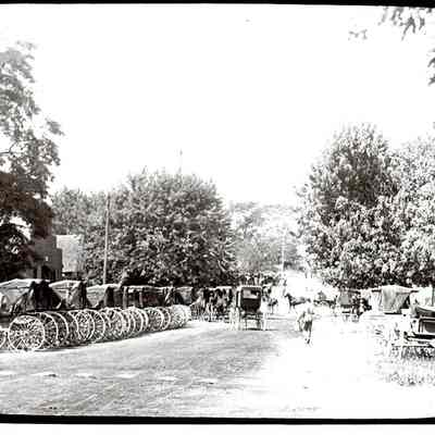 Carriages on West Broadway