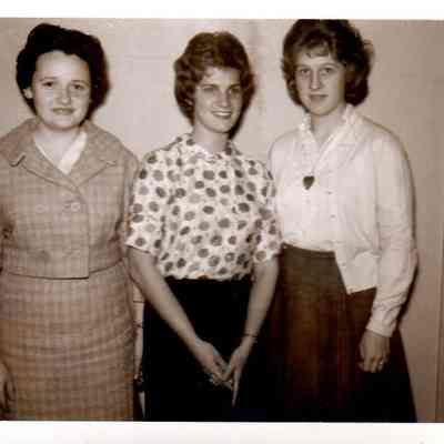 (L to R) Jane Champion, Jane Sullivan, and Lou Walters (1962)