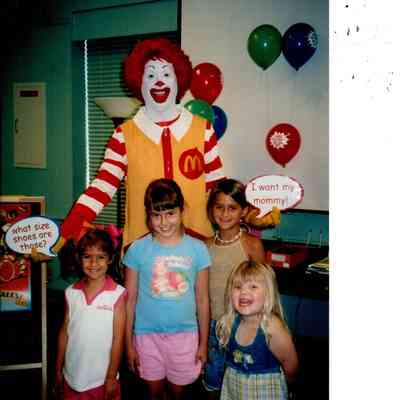 Ronald McDonald Visits the Library