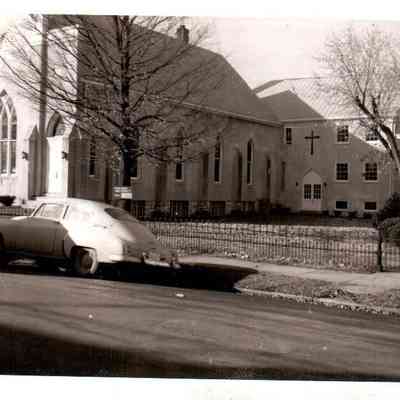 Harrodsburg Methodist Church with New Addition