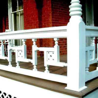 A.D. Price House Porch Railing