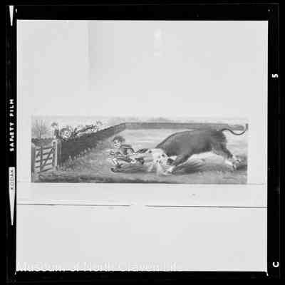 negative, sheet film - Cartoons : Mill Workers (3 of 9)