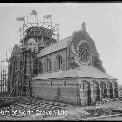 negative, glass plate - Giggleswick School Chapel : Building 3 of 15