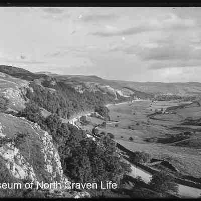 negative, glass plate - Giggleswick Scar (From Top)