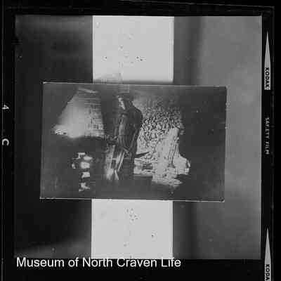 negative, sheet film - A man at work