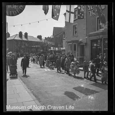 negative, sheet film - Settle Festival/Langcliffe Place