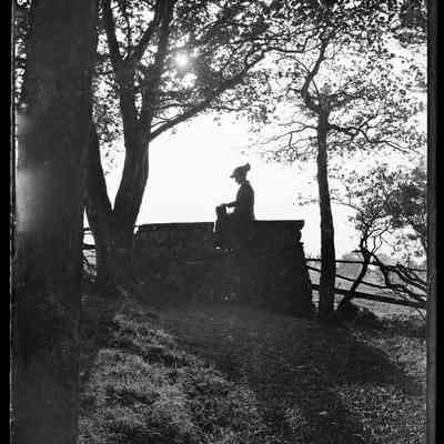 negative, glass plate - Giggleswick Schoolboys Tower