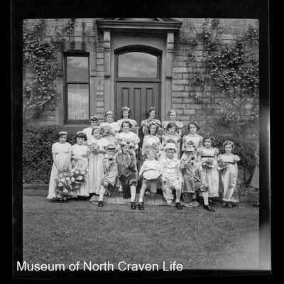 negative, sheet film - Group Portrait : Giggleswick Festival
