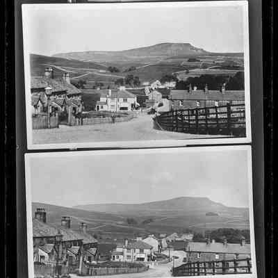 negative, glass plate - Station Road, Horton-in-Ribblesdale