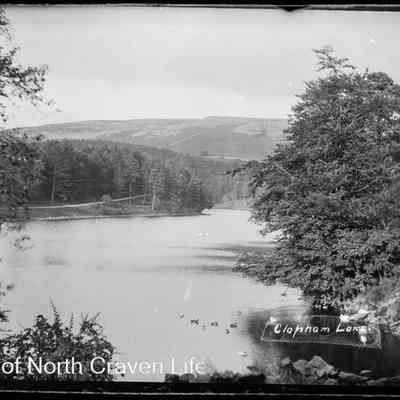 negative, glass plate - Clapham Lake