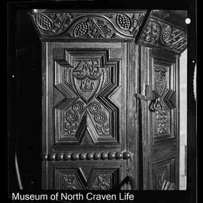 negative, sheet film - St Alkelda, Giggleswick (pulpit)