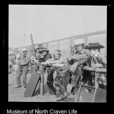 negative, sheet film - Settle Carnival Jubilee 1977 : Portrait