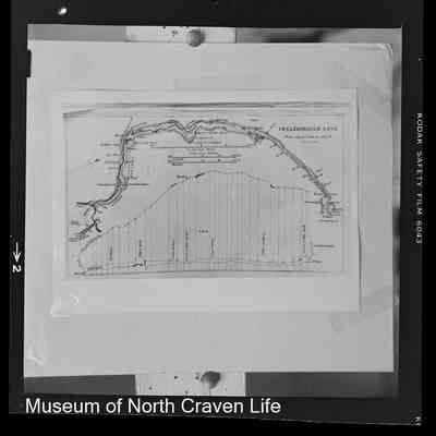 negative, sheet film - Map of Ingleborough Cave 2 of 2