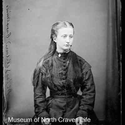 negative, glass plate - Portrait : Miss Geldard