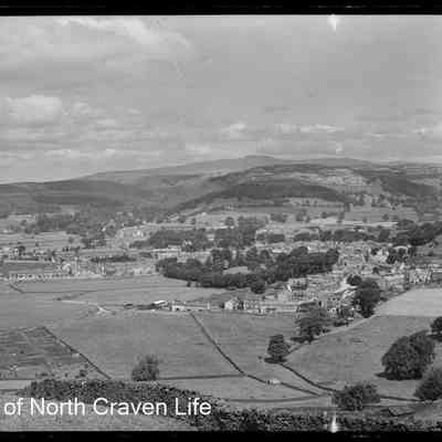 negative, glass plate - Settle from the SE