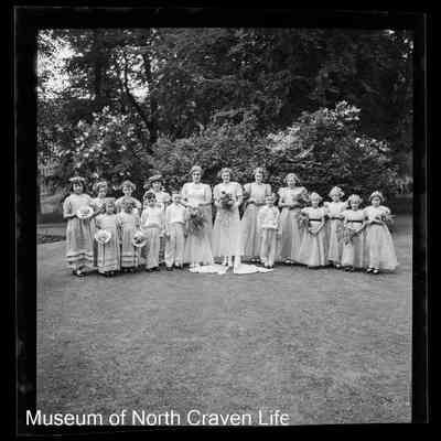 negative, sheet film - Settle Festival/Langcliffe Place : Portrait