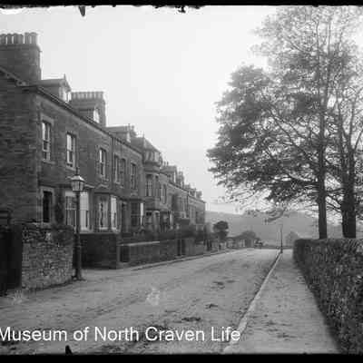 negative, glass plate - Settle : Station Road