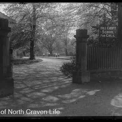 negative, glass plate - Hill Croft School for Girls