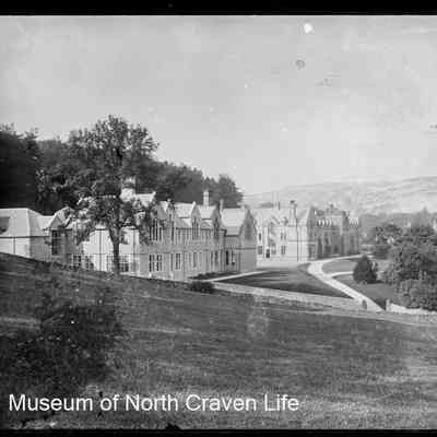 negative, glass plate - Giggleswick School (Exterior) 8 of 12