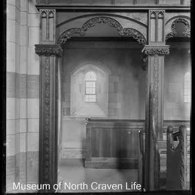 negative, glass plate - Giggleswick School Chapel (Interior) 6 of 12