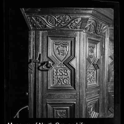 negative, sheet film - St Alkelda, Giggleswick (pulpit)