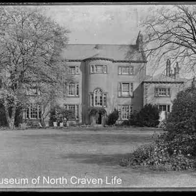 negative, glass plate - Settle Ashfield Hotel (Back)