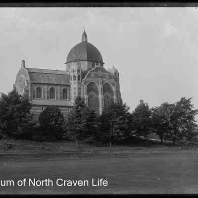 negative, glass plate - Giggleswick School Chapel 1 of 3