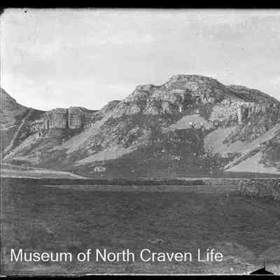 negative, glass plate - Attermire Scar