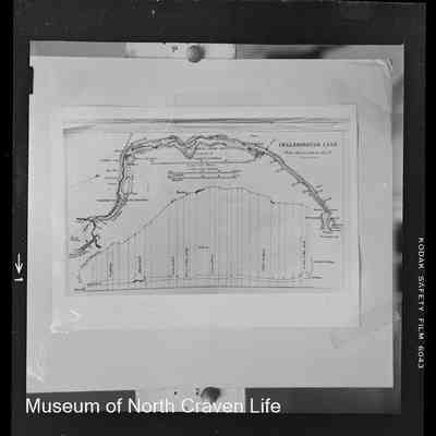 negative, sheet film - Map of Ingleborough Cave 1 of 2