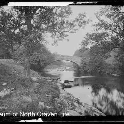 negative, glass plate - Stainforth Bridge