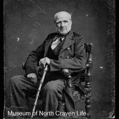 negative, glass plate - Portrait : Mr Howarth, Settle, 1875