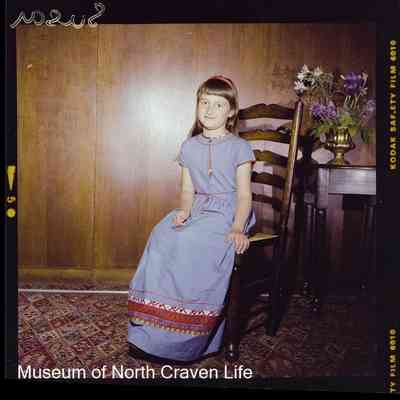 negative, sheet film - Settle Carnival Jubilee 1977 : Portrait