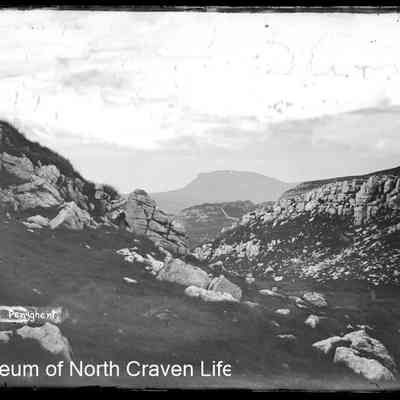 negative, glass plate - Pen-y-Ghent 2 of 2