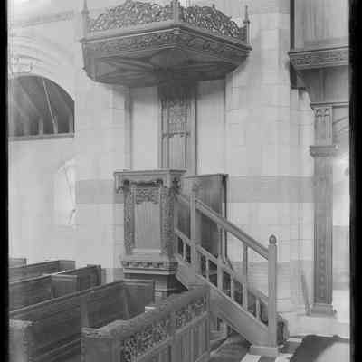 negative, glass plate - Giggleswick School Chapel (Interior) 4 of 12