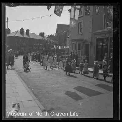 negative, sheet film - Settle Festival/Langcliffe Place