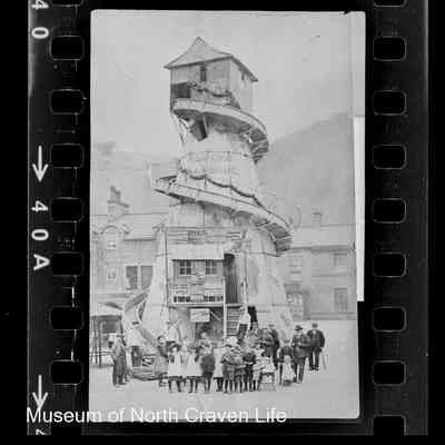 negative, roll film - Settle Fair, Market Square (Old) (strip of two)