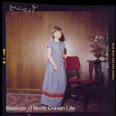 negative, sheet film - Settle Carnival Jubilee 1977 : Portrait