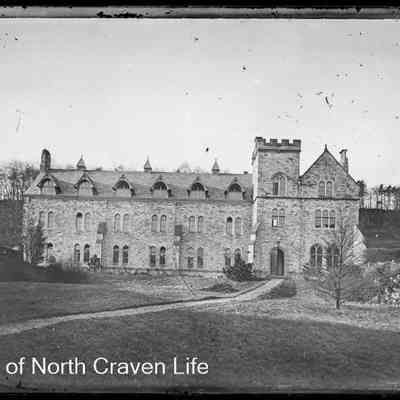 negative, glass plate - Giggleswick School, Paley House