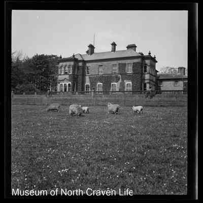 negative, sheet film - Newfield Hall, Calton (Malhamdale)
