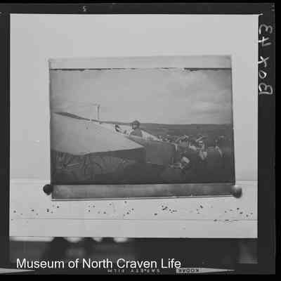 negative, sheet film - Aircraft with pilot