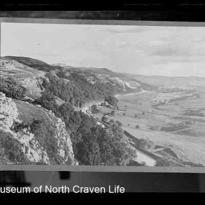 negative, glass plate - Giggleswick Scars and Buckhaw Brow