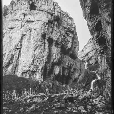 negative, glass plate Gordale Scar 3 of 7