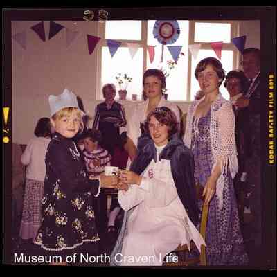 negative, sheet film - Settle Carnival Jubilee 1977 : Portrait
